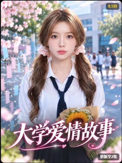 野果短剧《大学爱情故事》封面